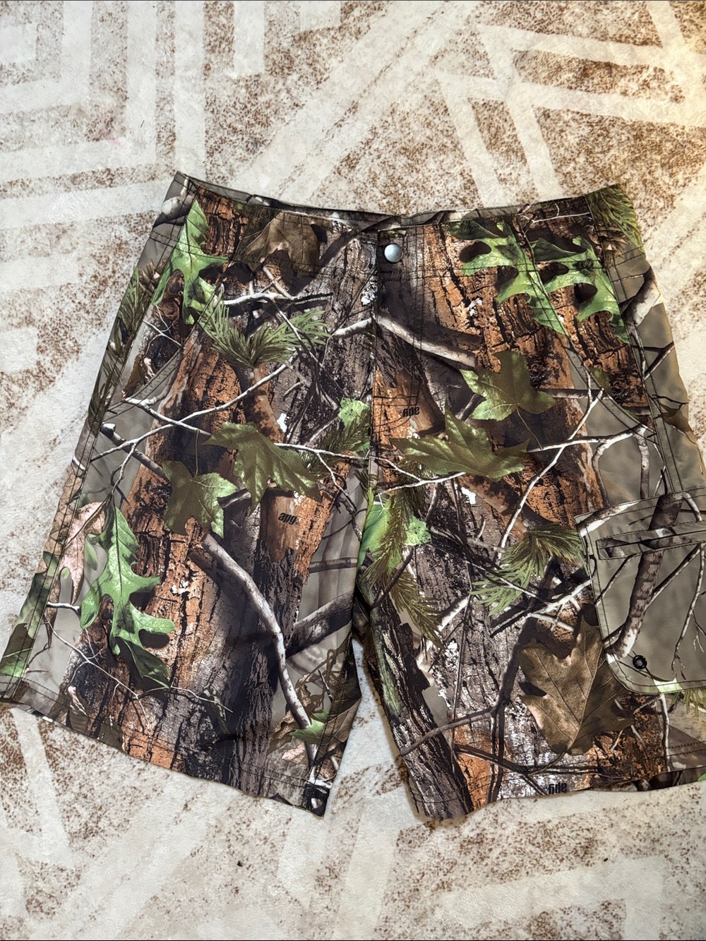Realtree Camo Mens Golf Shorts Small